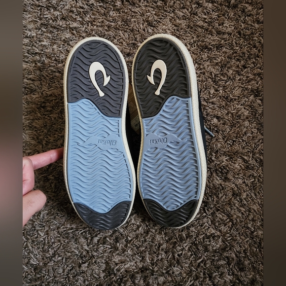 NWT Olukai Mahiki Black Sherpa Lined Slipper Women's 9 - Picture 7 of 7